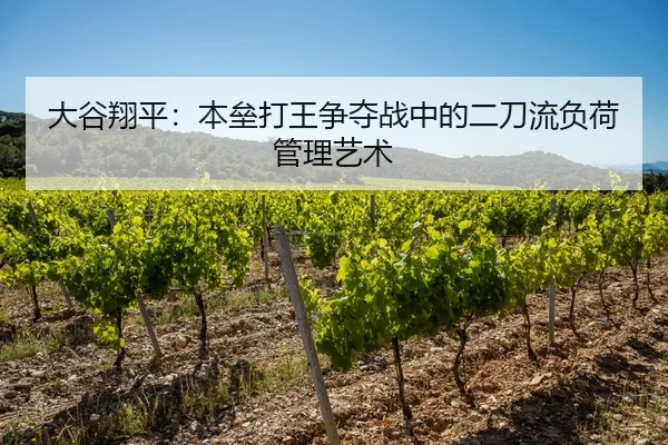 大谷翔平：本垒打王争夺战中的二刀流负荷管理艺术